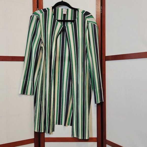 Chico's Green, Blue and White Jacket - Size 3 - Picture 1 of 4